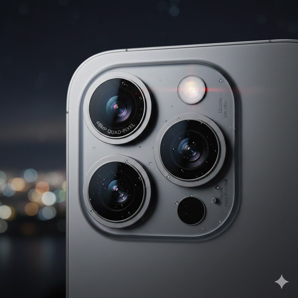 imagem aumentada da camera do iphone 17 pro max