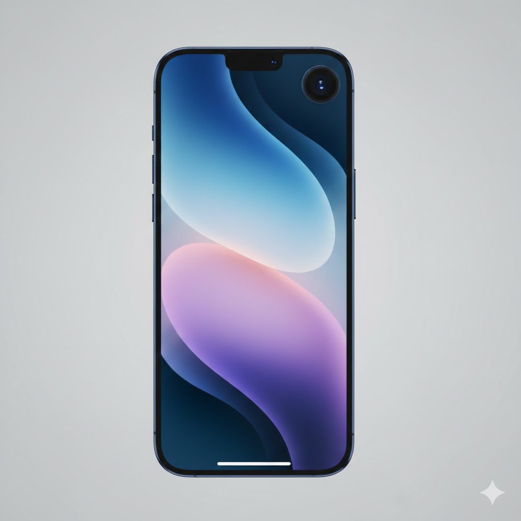 imagem frontal do iphone 15