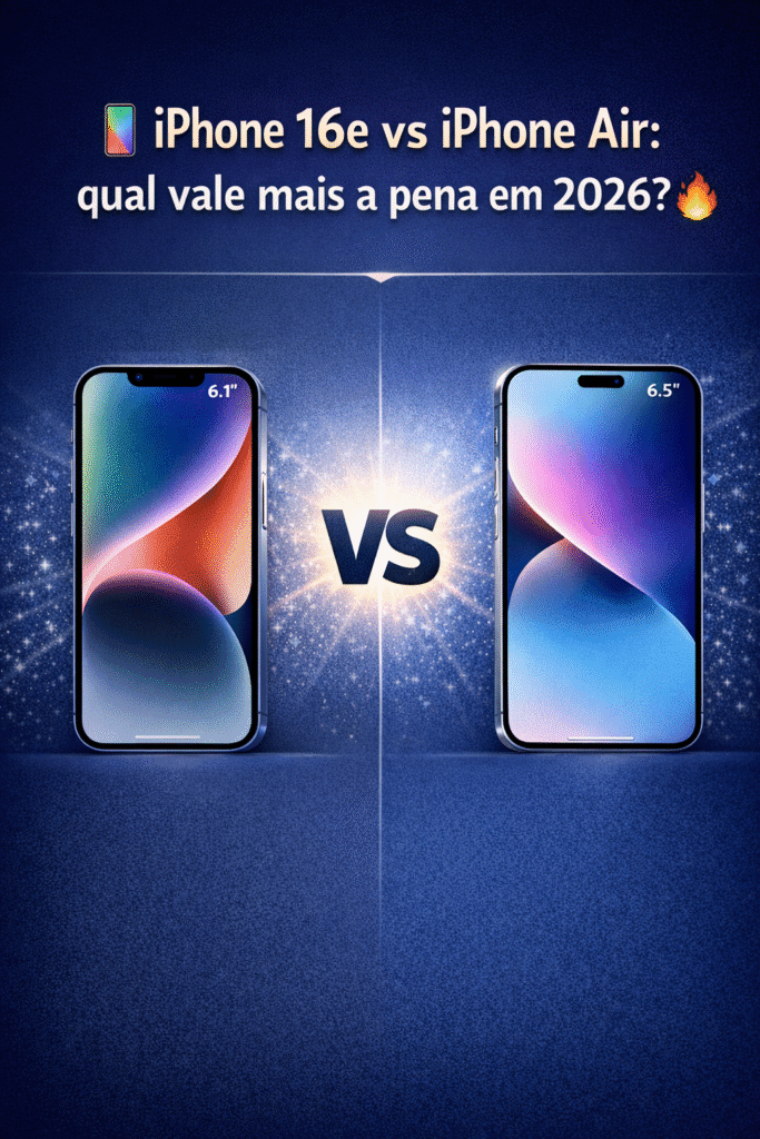 comparativo iPhone 16e versus iPhone Air