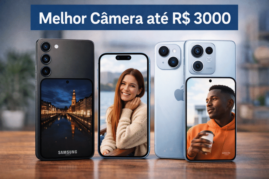 melhor smartphone com a melhor camera que custa até 3000