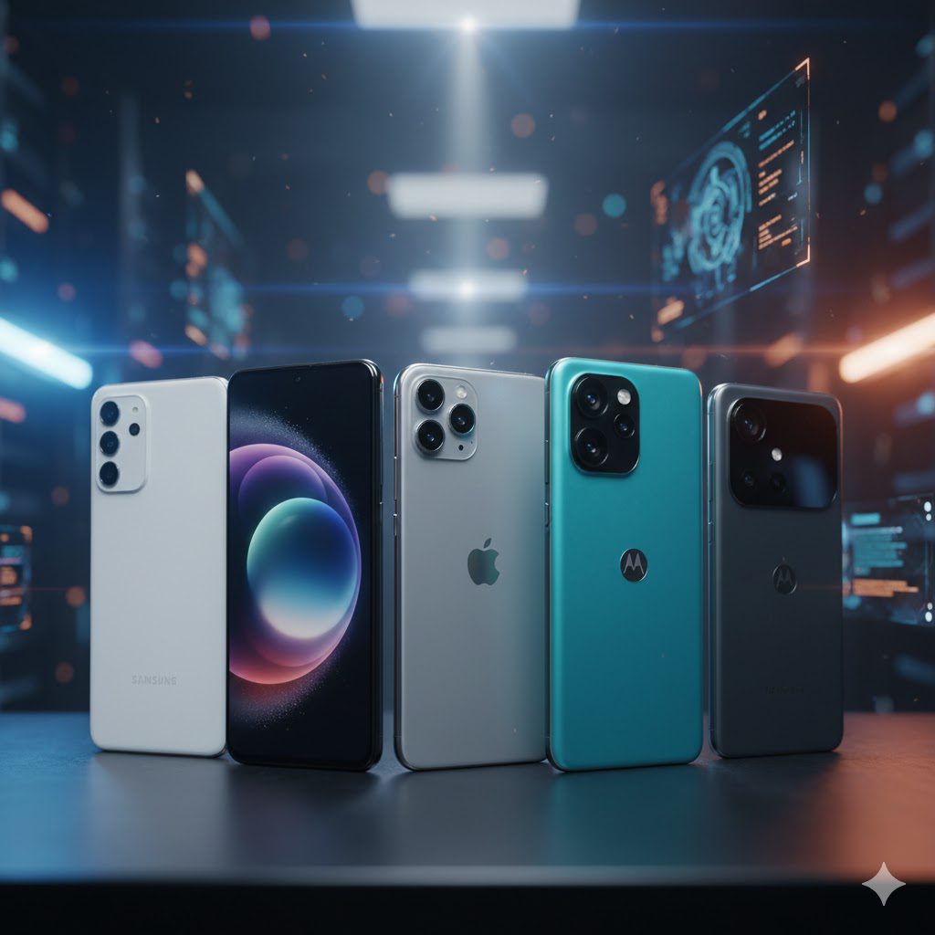 imagem dos melhores smartphones custo beneficio de 2026