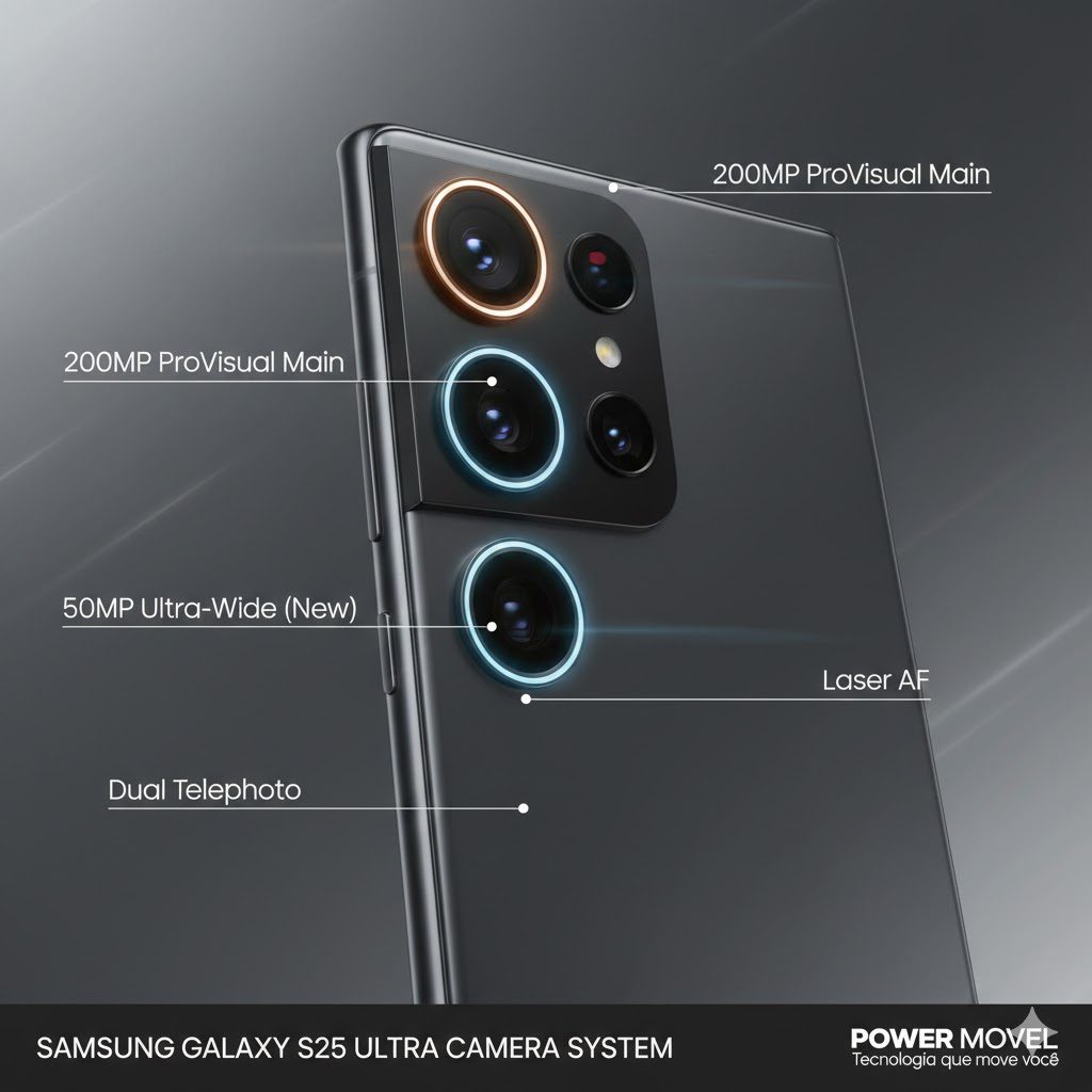 sistema de cameras do samsung s25 ultra