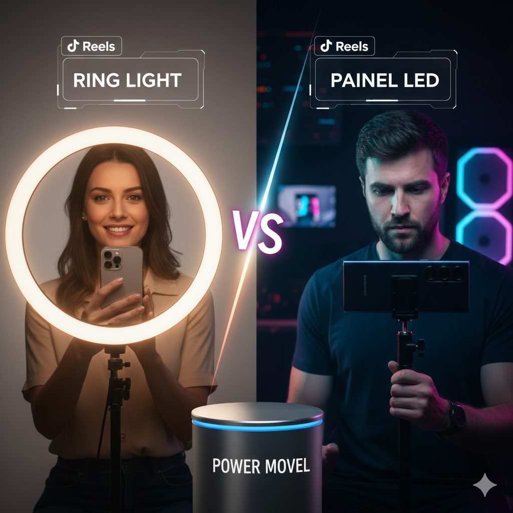 ring light vs painel light